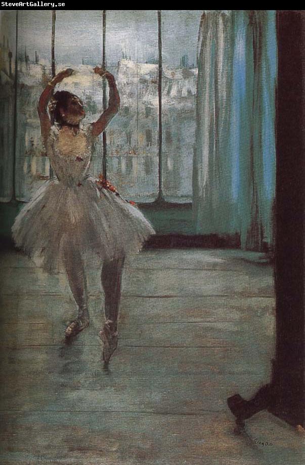 Edgar Degas Dance doing pose